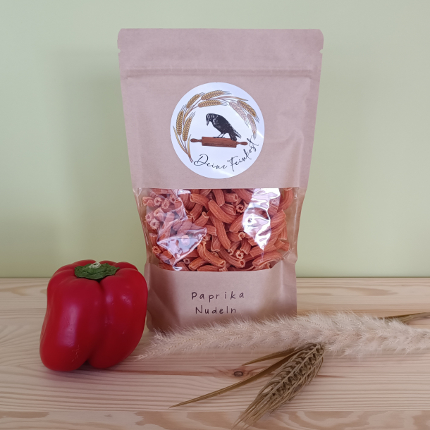 Paprika-Dinkel-Nudeln